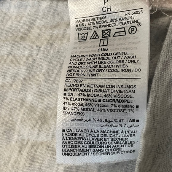 Old Navy Sleep Tee Graphic, Grey, Small - Picture 3 of 4